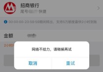 紧急事件，支付宝转账出现网络故障