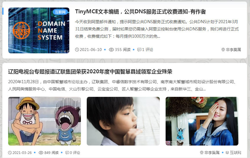 zblogPHP全能型主题模板希望（Hopelee）全新绽放，独具热爱，自成一派 第8张