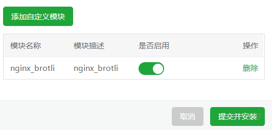 宝塔面板Nginx环境下部署Brotli压缩功能图文详解 第8张 宝塔面板Nginx环境下部署Brotli压缩功能图文详解 第8张