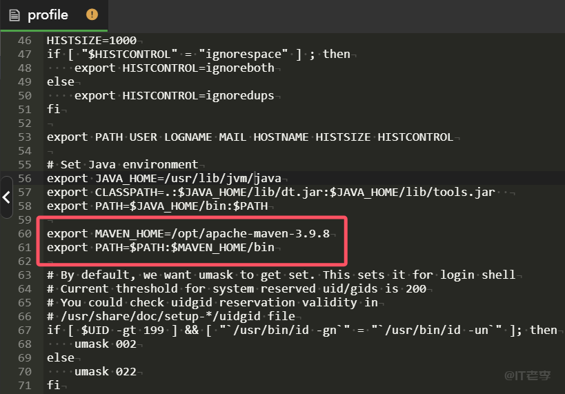 记录下在Centos系统安装部署Maven项目管理和构建自动化工具的图文详情 第4张 记录下在Centos系统安装部署Maven项目管理和构建自动化工具的图文详情 第4张