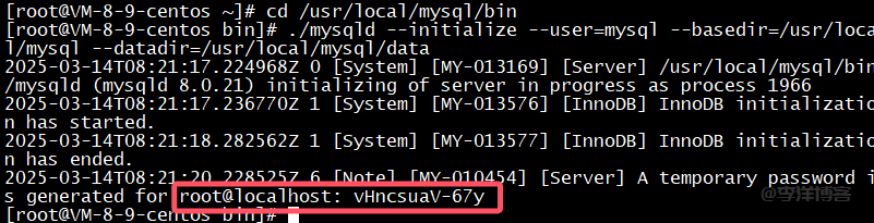 CentOS7系统下手动安装MySQL8.0版本，亲测有效，图文教程超详细。 第5张